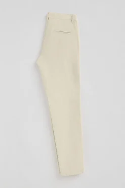 Polo Club Pantalons*Pantalon chino May écru avec broderie sur une poche minimaliste Beige