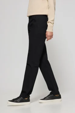 Polo Club Pantalons*Pantalon chino May avec broderie sur une poche minimaliste Noir