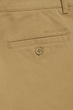 Polo Club Pantalons*Pantalon chino Vanya couleur avec broderie Sable