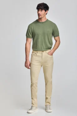 Polo Club Pantalons*Pantalon slim Voss à cinq poches Beige