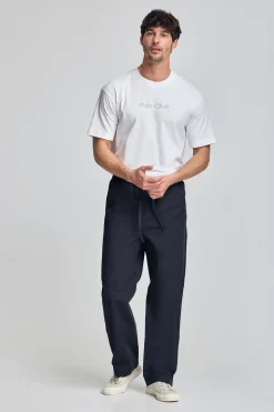 Polo Club Pantalons*Pantalon Sunset à taille élastique en Bleu Marine