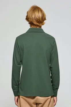 Polo Club Polos*Polo à manches longues à trois boutons avec logo Rigby Go vert Vert chaud