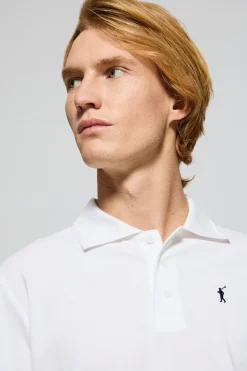 Polo Club Polos*Polo à manches longues à trois boutons avec logo Rigby Go Blanc