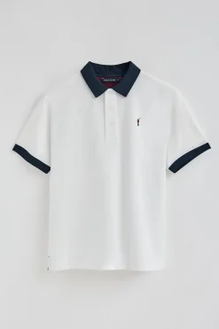 Polo Club Polos*Polo à manches courtes Dareh avec broderie Rigby Go Blanc