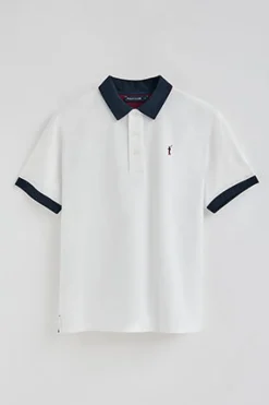 Polo Club Polos*Polo à manches courtes Dareh avec broderie Rigby Go Blanc