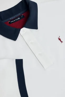 Polo Club Polos*Polo à manches courtes Dareh avec broderie Rigby Go Blanc