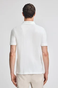 Polo Club Polos*Polo en piqué à manches courtes avec broderie Rigby Best Blanc