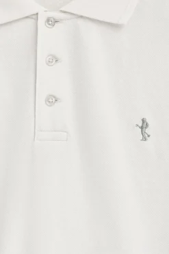 Polo Club Polos*Polo en piqué à manches courtes avec broderie Rigby Best Blanc