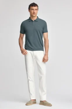 Polo Club Polos*Polo bleu avec broderie Rigby Go Denim