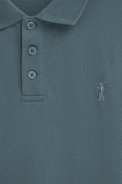 Polo Club Polos*Polo bleu avec broderie Rigby Go Denim