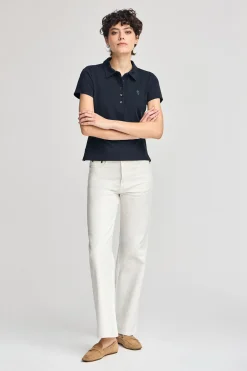 Polo Club Polos*Polo à manches courtes en coton avec broderie Rigby Best Bleu Marine