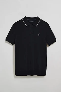 Polo Club Pulls|Polos*Polo en maille avec boutons et broderie Rigby Go Bleu Marine