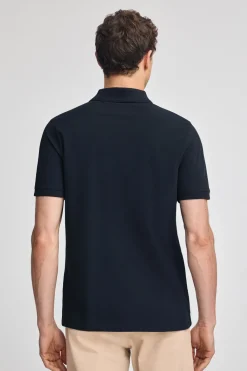 Polo Club Polos*Polo en piqué à manches courtes avec broderie Rigby Best Bleu Marine