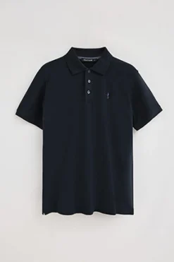 Polo Club Polos*Polo en piqué à manches courtes avec broderie Rigby Best Bleu Marine