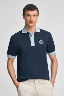 Polo Club Polos*Polo Morfeo à manches courtes avec détail nautique Bleu Marine