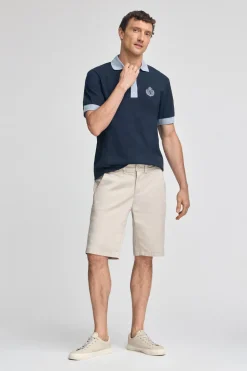 Polo Club Polos*Polo Morfeo à manches courtes avec détail nautique Bleu Marine