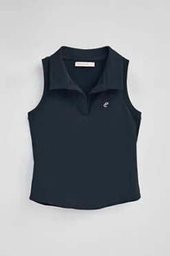 Polo Club Polos*Polo sans manches avec monogramme brodé Bleu Marine