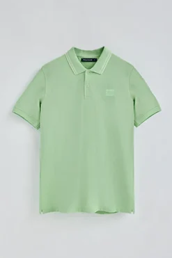 Polo Club Polos*Polo couleur à manches courtes et deux boutons sur la poitrine Menthe