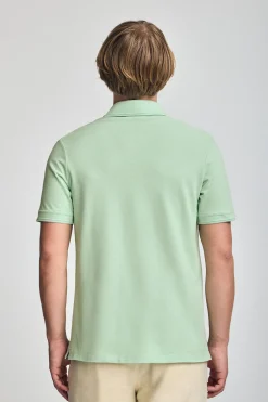 Polo Club Polos*Polo couleur à manches courtes et trois boutons avec logo brodé Rigby Go Menthe