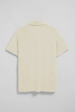 Polo Club Polos*Polo écru à manches courtes et trois boutons avec logo brodé Rigby Go Beige