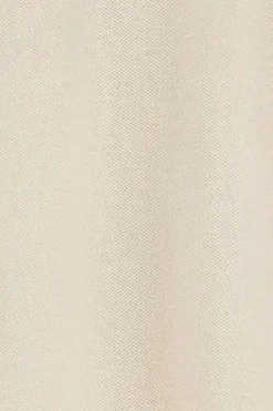 Polo Club Polos*Polo écru à manches longues et deux boutons avec écusson griffé Beige