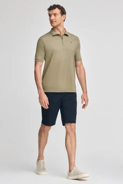 Polo Club Polos*Polo Esko vert clair avec fermeture éclair et monogramme brodé Vert sauge