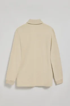 Polo Club Polos*Polo manches longues avec deux boutons et logo Rigby Go Beige