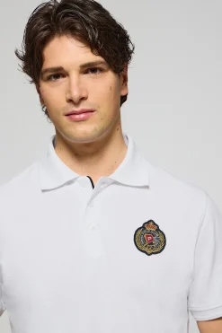 Polo Club Polos*Polo Nautic avec écusson nautique sur la poitrine Blanc