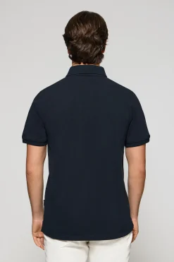 Polo Club Polos*Polo Nautic avec écusson nautique sur la poitrine Bleu Marine
