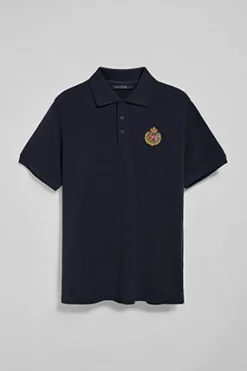 Polo Club Polos*Polo Nautic avec écusson nautique sur la poitrine Bleu Marine