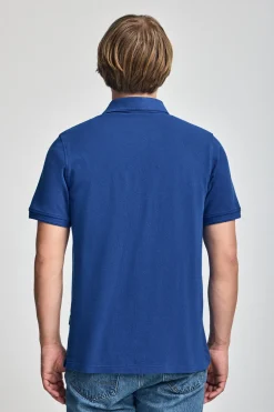 Polo Club Polos*Polo Nautic avec écusson nautique sur la poitrine Bleu Royal