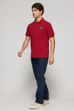 Polo Club Polos*Polo Nautic avec écusson nautique sur la poitrine Rouge