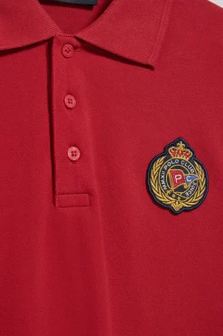 Polo Club Polos*Polo Nautic avec écusson nautique sur la poitrine Rouge