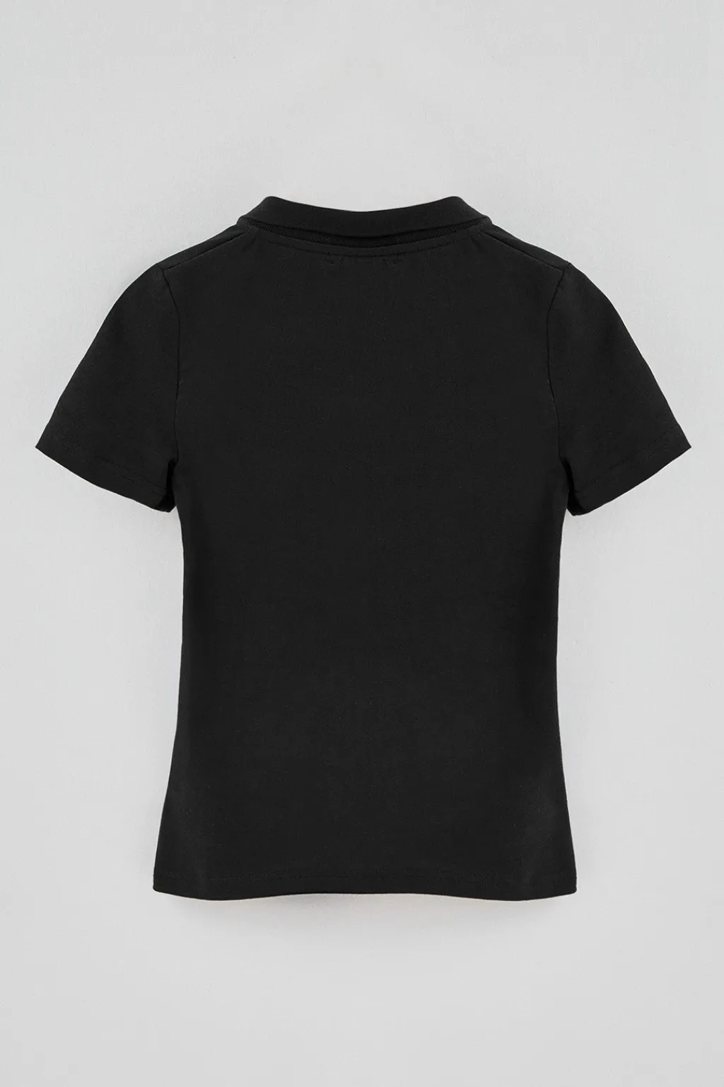 Polo Club Polos*Polo en coton et lin sans boutons avec broderie Rigby Go Noir