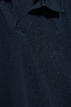 Polo Club Polos*Polo Pascal sans boutons avec monogramme brodé Bleu Marine