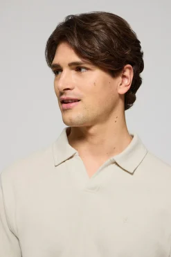 Polo Club Polos*Polo Pascal sans boutons avec monogramme brodé Gris clair