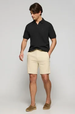 Polo Club Polos*Polo Pascal sans boutons avec monogramme brodé Noir