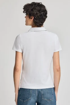 Polo Club Polos*Polo Pereira à cinq boutons, avec broderie Rigby Go Blanc