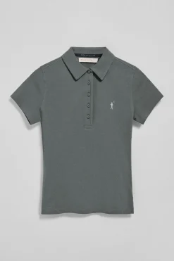 Polo Club Polos*Polo Pereira à cinq boutons avec broderie Rigby Go Gris Pierre