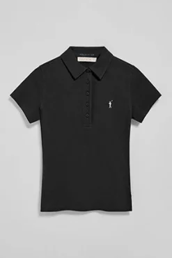 Polo Club Polos*Polo Pereira à cinq boutons, avec broderie Rigby Go Noir