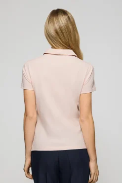 Polo Club Polos*Polo Pereira à cinq boutons, avec broderie Rigby Go Rose
