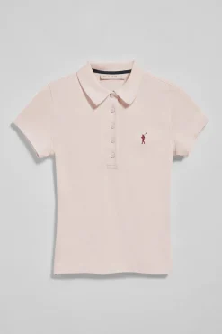 Polo Club Polos*Polo Pereira à cinq boutons, avec broderie Rigby Go Rose