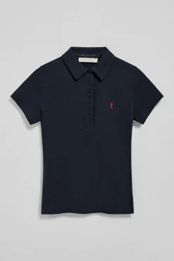 Polo Club Polos*Polo Pereire à cinq boutons, avec broderie Rigby Go Bleu Marine