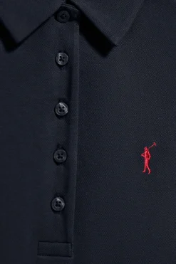 Polo Club Polos*Polo Pereire à cinq boutons, avec broderie Rigby Go Bleu Marine