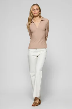 Polo Club Polos*Polo Pia couleur sans boutons avec logo caoutchouté Maquillage