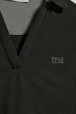 Polo Club Polos*Polo Pia sans boutons avec logo caoutchouté Noir