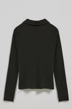 Polo Club Polos*Polo Pia sans boutons avec logo caoutchouté Noir