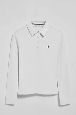 Polo Club Polos*Polo Priyanka à cinq boutons avec broderie Rigby Go Blanc