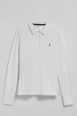 Polo Club Polos*Polo Priyanka à cinq boutons avec broderie Rigby Go Blanc