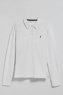 Polo Club Polos*Polo Priyanka à cinq boutons avec broderie Rigby Go Blanc